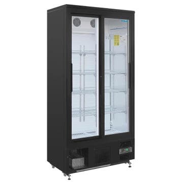 Drankenkoeling | 490L | Zwart | +2°C/+8°C | Statisch +, Verzenden