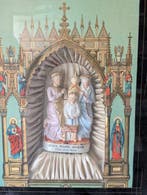 Sin marca - Diorama Sagrada Familia en relieve - Frankrijk