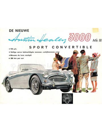1965 AUSTIN HEALEY 3000 MK III BROCHURE NEDERLANDS