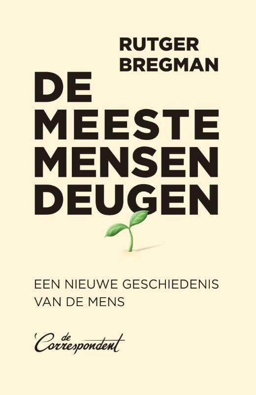 De Meeste Mensen Deugen | Rutger Bregman, Boeken, Overige Boeken, Gelezen, Verzenden