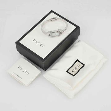 Gucci - 6800L Diamond Accent Mother-of-Pearl Stainless Steel