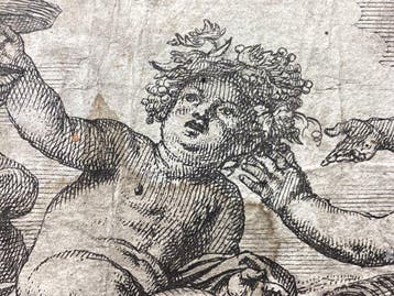 Cornelis Schut (1597-1655) - Fregio con putti o Trionfo di