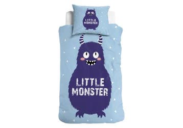 Little Monster Little Monster Blauw - 135 x 200