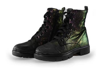 Keq Veterboots Meisjes in maat 32 Zwart, Verzenden, Jongen of Meisje, Keq, Schoenen