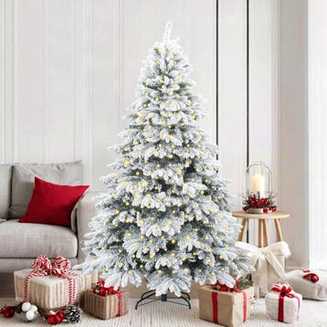 vidaXL Kunstkerstboom met 300 LED met standaard Wit 180 cm, Verzenden