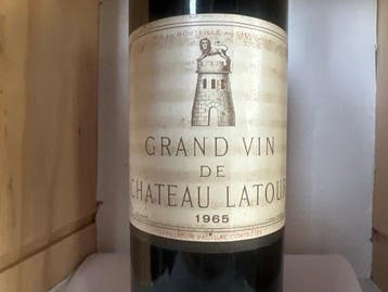 1965 Château Latour - Pauillac 1er Grand Cru Classé - 1 Fles, Nieuw