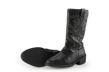 Cypres Cowboy laarzen Meisjes in maat 28 Zwart, Kinderen en Baby's, Verzenden, Jongen of Meisje, Zo goed als nieuw, Cypres