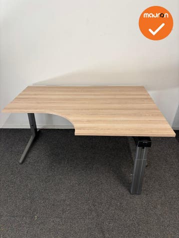Ahrend Essa hoekbureau - Handmatig verstelbaar - 180x120cm, Werkplek, Ophalen of Verzenden, Gebruikt, Bureau