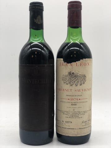 Mixed lot of 2 x 75cl old Spanish red (rood), Verzamelen, Wijnen, Ophalen of Verzenden, Nieuw, Spanje, Rode wijn