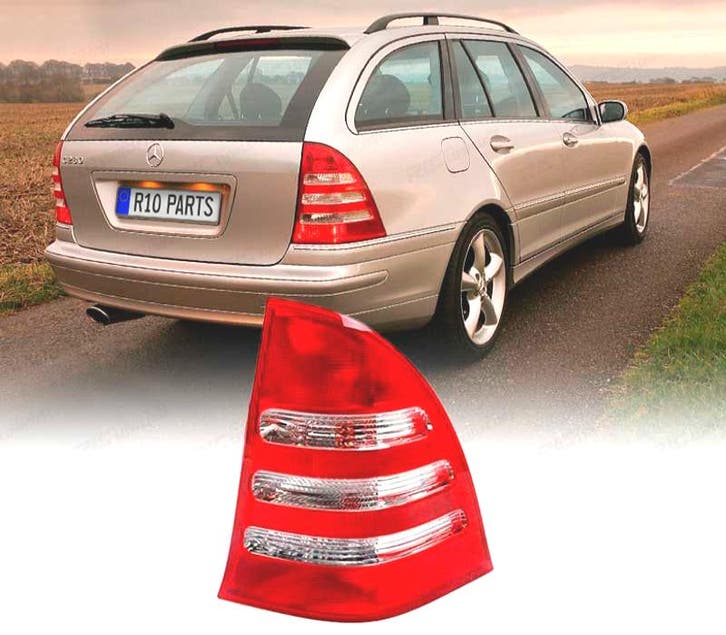 FEU ARRIÈRE DROIT MERCEDES CLASSE C W203 ESTATE 00-07 BLANC, Autos : Pièces & Accessoires, Éclairage, Envoi