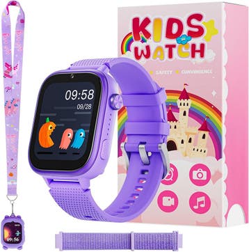Montre connectee enfant GPS Lila - Etat neuf (retour client), Verzenden, Nieuw