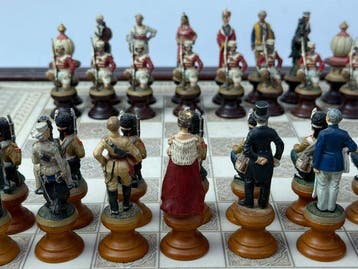 Franklin Mint - Jeu déchecs - The Raj Chess Game Pawn of
