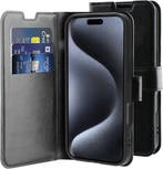 2dekans | Behello Bookcover iPhone 16 Pro Max Gel - Zwart, Ophalen of Verzenden, Nieuw