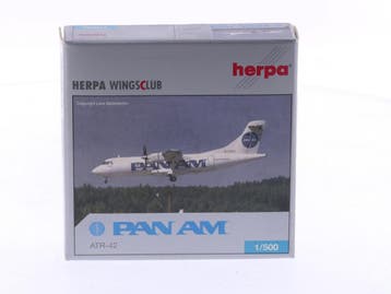 Schaal 1:500 Herpa 508056 Pan Am Express ATR-42 Reg. N420..., Ophalen of Verzenden