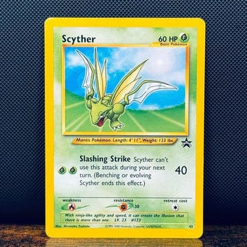 Pokémon Card - Scyther Black Star Promo 45 - Pokémon, Nieuw