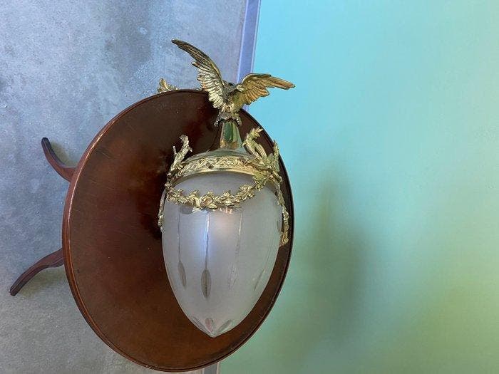 Plafonnier - Laiton doré - Empire/Napoléon ||| style, Antiek en Kunst, Curiosa en Brocante