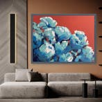 Brooksby - Big Blue Peonies XL