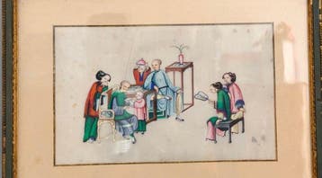 papier de riz - Chine - Dynastie Qing (1644–1911), Antiquités & Art