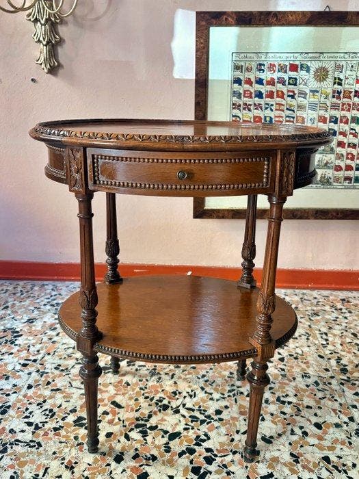 Tafel - Hout, Knoesthout, Antiek en Kunst, Curiosa en Brocante