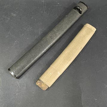 Pièces et garnitures diverses de sabre japonais antique -