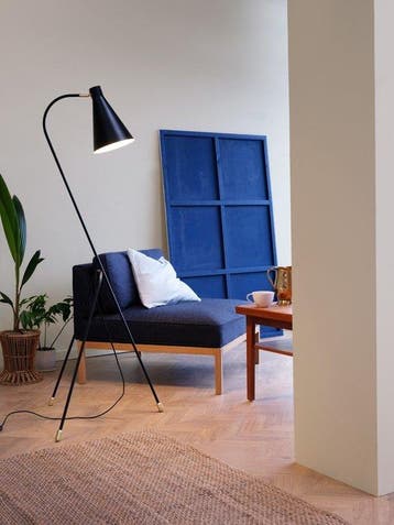 Dyberg Larsen - Lampadaire - Miles Floor Light - Noir -, Antiek en Kunst
