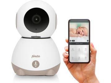 Alecto SMARTBABY10BE - Wifi Babyfoon met Camera - HD -, Kinderen en Baby's, Babyfoons, Verzenden, Zo goed als nieuw