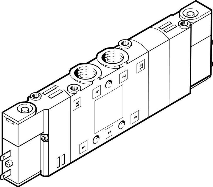 Festo 5/3 Électrovanne Dair Échappé M7 250L/Min - 533144, Bricolage & Construction, Outillage | Autres Machines, Envoi
