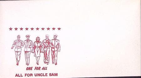 Amerikaanse envelop WWII (lijst optie), Postzegels en Munten, Brieven en Enveloppen | Buitenland, Verzenden