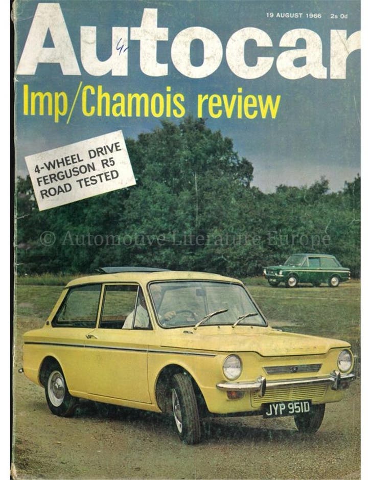 1966 AUTOCAR MAGAZINE 08 ENGELS, Livres, Autos | Brochures & Magazines