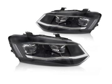 Full LED koplampen dynamisch Silver geschikt voor VW Polo 6R, Auto-onderdelen, Verzenden, Nieuw, Volkswagen