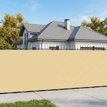 vidaXL Balkon Privacy Scherm 150 x 500 cm Stof met, Tuin en Terras, Verzenden, Nieuw