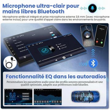 Inefala 2G+64G 2DIN Autoradio Android 15 voor Renault Cli..., Ophalen of Verzenden, Nieuw