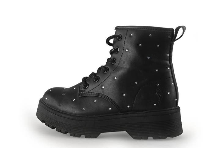 Skechers Veterboots Meisjes in maat 31 Zwart, Kinderen en Baby's, Kinderkleding | Schoenen en Sokken, Jongen of Meisje, Zo goed als nieuw
