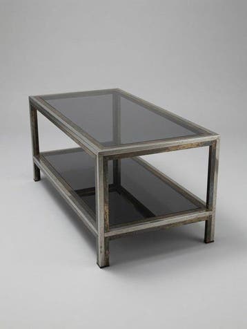 Salontafel - Vintage uit de jaren zeventig Tweelaags