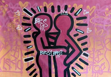 Freda People - Super Rare Haring Wall XXL