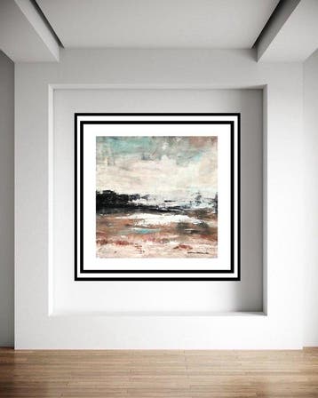 Dam Domido - Paesaggio evanescente - 80 x 80 cm
