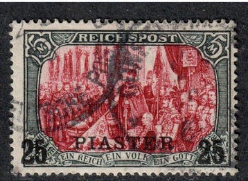 Duits postkantoor in Turkije 1900/1904 - DP Turkije Minr. 23, Gestempeld