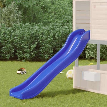 vidaXL Glijbaan 175x38x23 cm polypropeen blauw, Enfants & Bébés, Verzenden