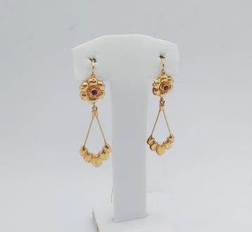 Oorbellen - 19.2 kt. Geel goud, Handtassen en Accessoires, Oorbellen, Nieuw