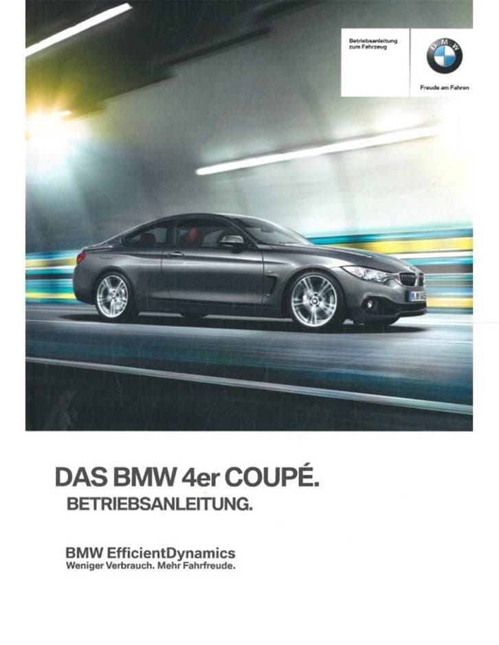 2013 BMW 4 SERIE COUPÉ INSTRUCTIEBOEKJE DUITS, Auto diversen, Handleidingen en Instructieboekjes
