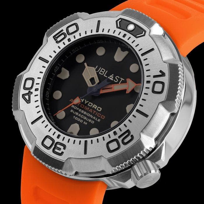 Ublast - Hydro - REF.UBHDR46BKOG - Automatic - Sub 100 ATM -, Handtassen en Accessoires, Horloges | Heren