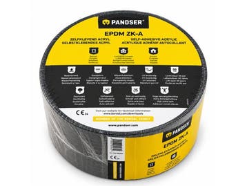 Veiling - Pandser EPDM ZK-A Zelfklevend Acryl 100mm x 20m, Doe-het-zelf en Bouw, Nieuw