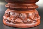 Vase d’autel - bois dur massif - 1980-1990 - fait main