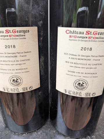 2018 Château Saint-Georges - Saint-Émilion - 2 Magnums (1,5, Collections
