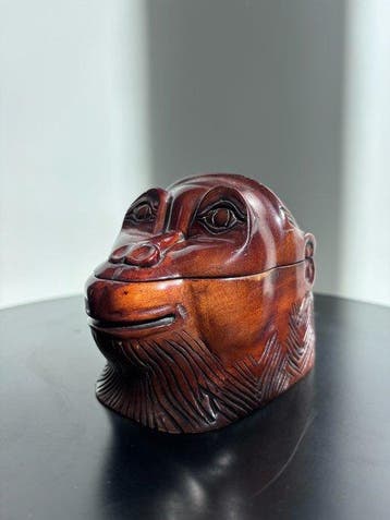 Tabaksdoos - Hout - Treen jar