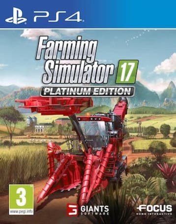 Farming Simulator 17 Platinum Edition (PS4 Games), Games en Spelcomputers, Ophalen of Verzenden, Zo goed als nieuw