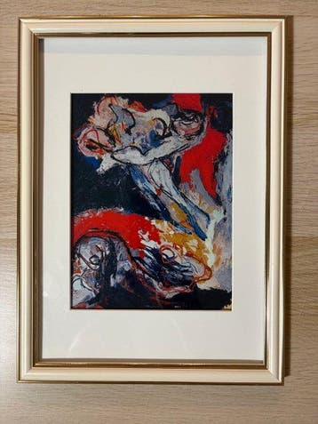 Karel Appel (1921-2006), afte - Peinture