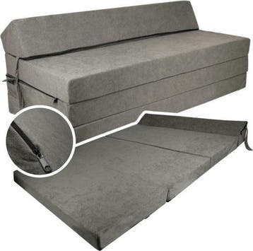 Matras Kinderen Opvouwbaar 200x120 | Wasbaar | OP=OP, Overige materialen, Verstelbaar, Beige, Ophalen of Verzenden