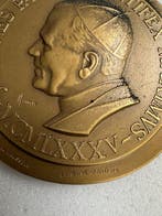 Belgique. Medal - Visit Pope John Paul II Luxembourg 1985