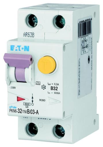 Rcd Mcb Combinatie Aardlekautomaat 32A 300mA B Curve -, Verzenden, Nieuw